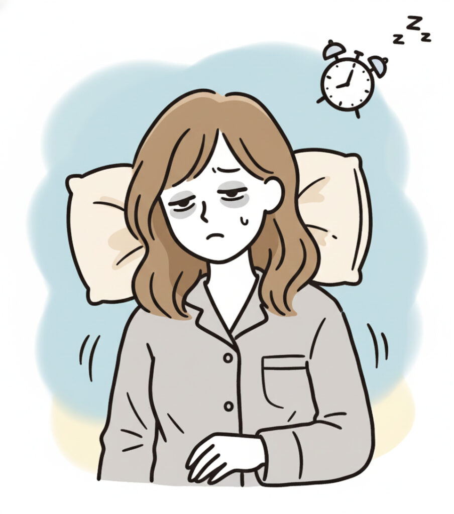 寝起きが悪い女性